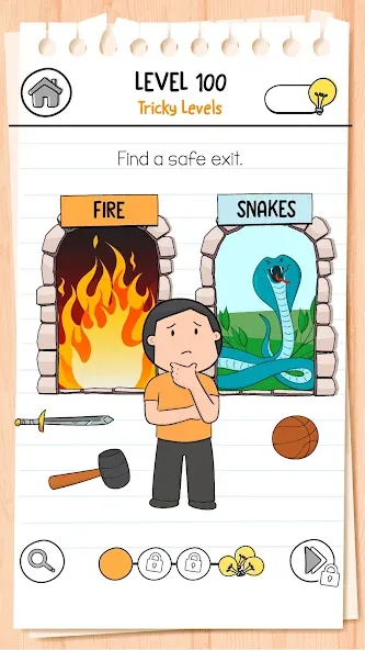 Brain Test 3: Tricky Quests (Тест на умение мыслить 3) [МОД: Бесконечные деньги, Монеты и Мега MOD] Screenshot 3