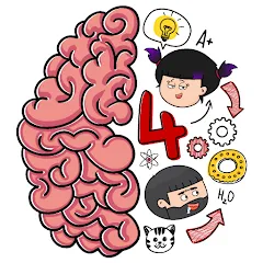 Скачать Brain Test 4: Tricky Friends (Брейн Тест 4) [МОД: Много денег, Монет и Все открыто] | Взлом Brain Test 4: Tricky Friends на Андроид