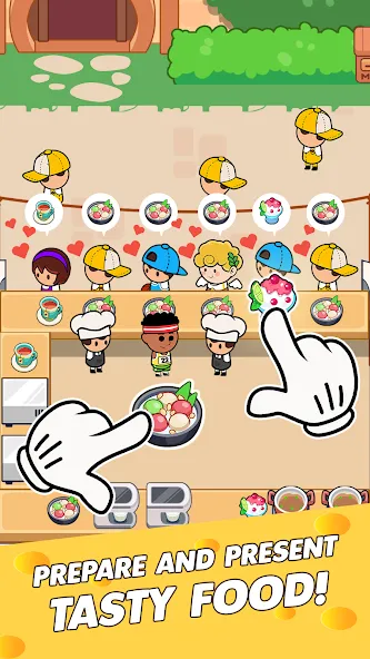 Food Fever: Restaurant Tycoon (Фуд Фивер) [МОД: Меню, Бесконечные монеты и Открытые уровни] Screenshot 3
