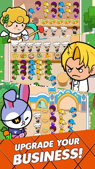 Food Fever: Restaurant Tycoon (Фуд Фивер) [МОД: Меню, Бесконечные монеты и Открытые уровни] Screenshot 4