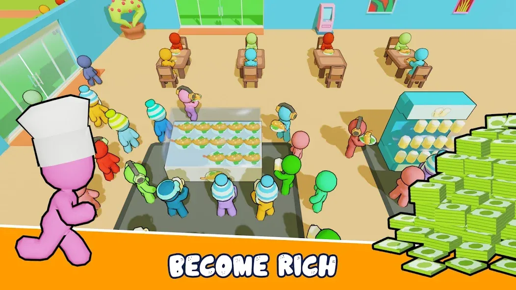 Kitchen Fever: Food Tycoon (Китчен Фивер) [МОД: Меню, Бесконечные монеты и Открытые уровни] Screenshot 1