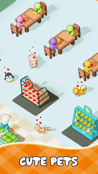 Kitchen Fever: Food Tycoon (Китчен Фивер) [МОД: Меню, Бесконечные монеты и Открытые уровни] Screenshot 5