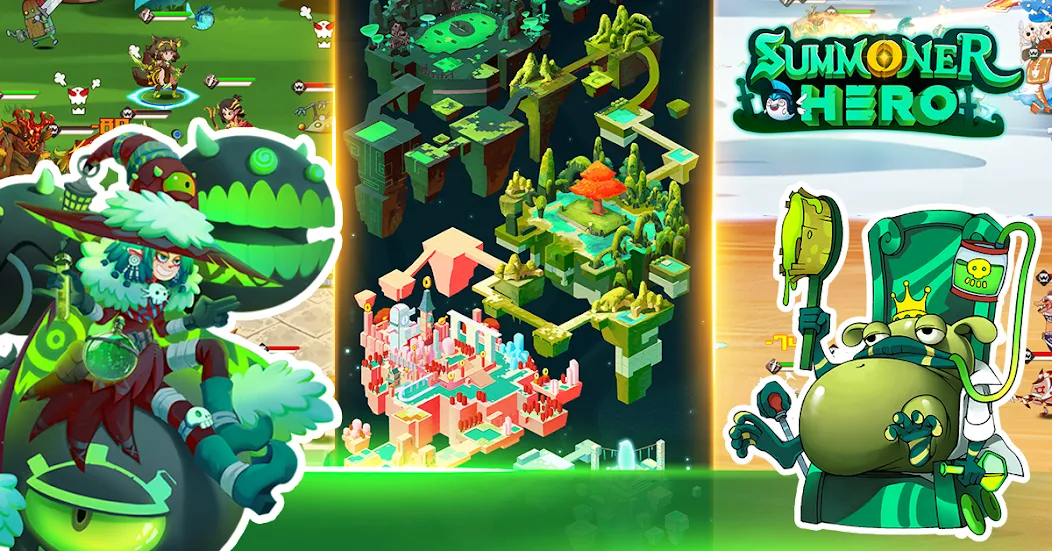 Summoner Hero: Epic Battle (Саммонер Хиро) [МОД: Все открыто, Дополнительные деньги и Меню MOD] Screenshot 3
