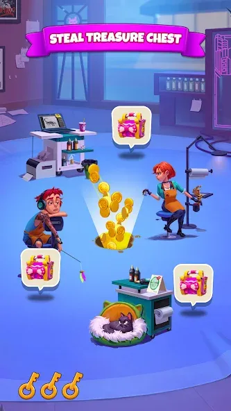 Crazy Coin - Go Master (Крейзи Коин) [МОД: Много денег, Монет и Все открыто] Screenshot 2
