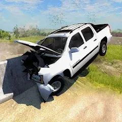 Скачать Highway Crash Car Race [МОД: Меню, Бесконечные монеты и Открытые уровни] | Взлом Highway Crash Car Race на Андроид
