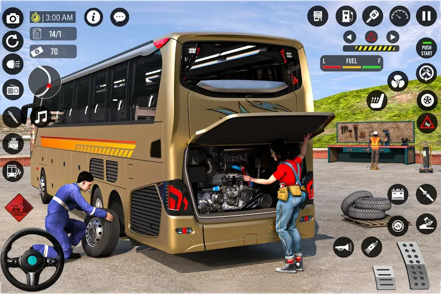 Bus Simulator 3D: Bus Games (Бус Симулятор 3Д) [МОД: Бесконечные деньги, Монеты и Мега MOD] Screenshot 5