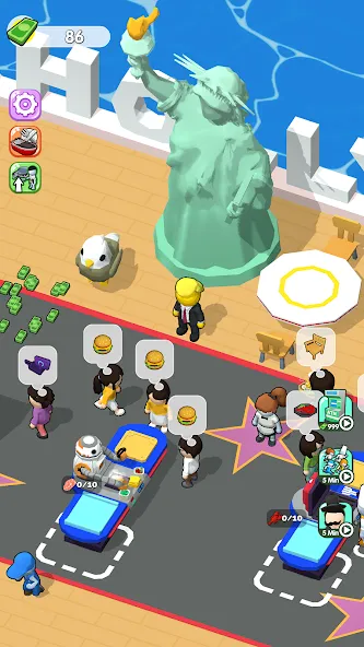 Sea Restaurant - Travel Tycoon (Си Ресторан) [МОД: Много денег, Монет и Все открыто] Screenshot 3