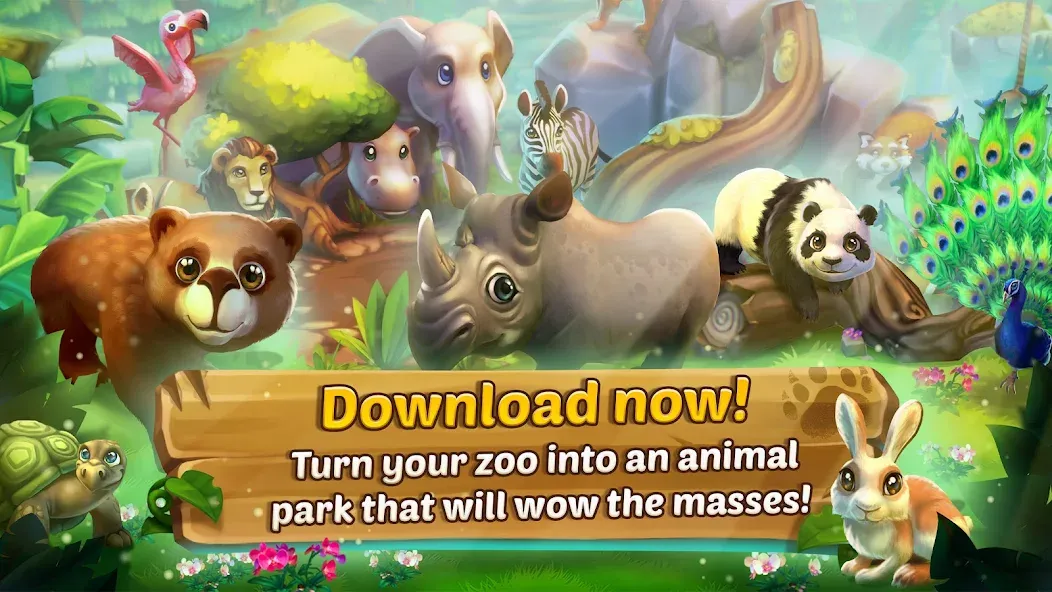 Zoo 2: Animal Park (Зу 2) [МОД: Все открыто, Дополнительные деньги и Меню MOD] Screenshot 4