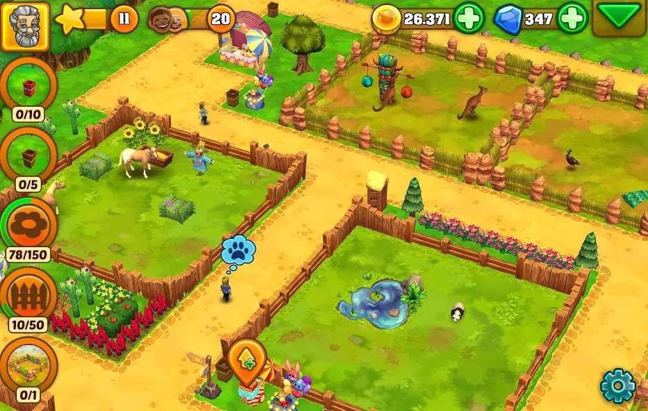 Zoo 2: Animal Park (Зу 2) [МОД: Все открыто, Дополнительные деньги и Меню MOD] Screenshot 5
