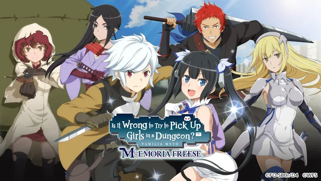 DanMachi - MEMORIA FREESE (ДанМачи) [МОД: Бесконечные деньги, Монеты и Мега MOD] Screenshot 1