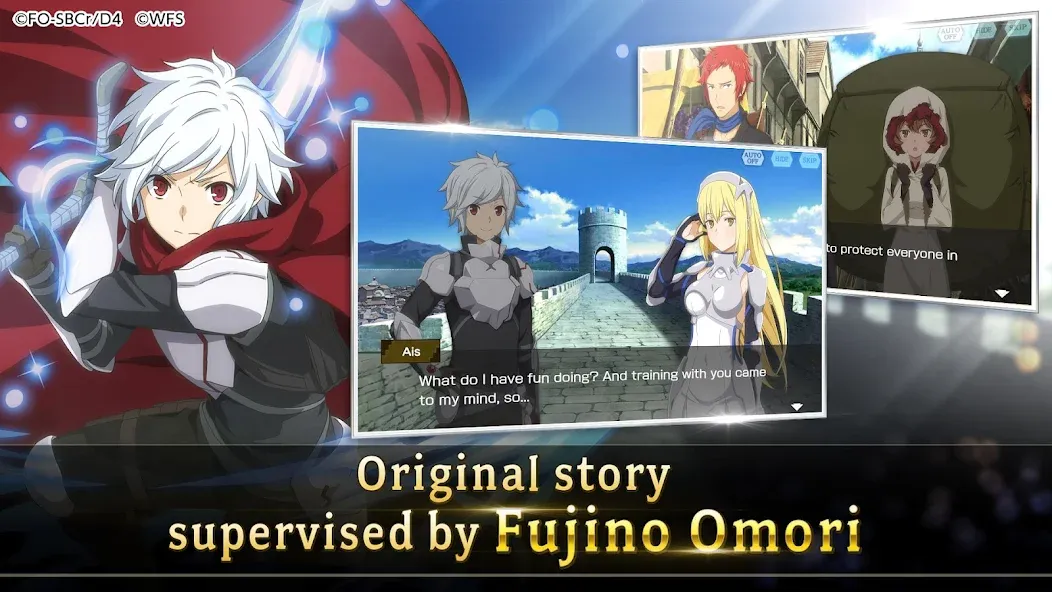 DanMachi - MEMORIA FREESE (ДанМачи) [МОД: Бесконечные деньги, Монеты и Мега MOD] Screenshot 2