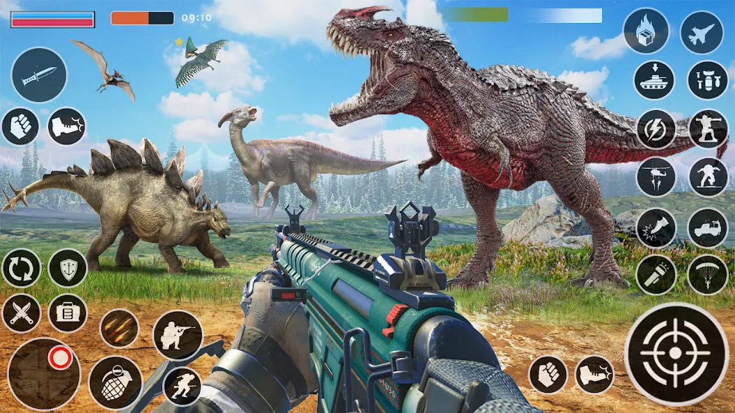 Wild Dino Hunting: Zoo Hunter (Дино Хантер) [МОД: Все открыто, Дополнительные деньги и Меню MOD] Screenshot 2