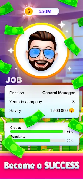 Story Life Simulator: Idle Sim (Стри Лайф Симулятор) [МОД: Бесконечные деньги, Монеты и Мега MOD] Screenshot 3