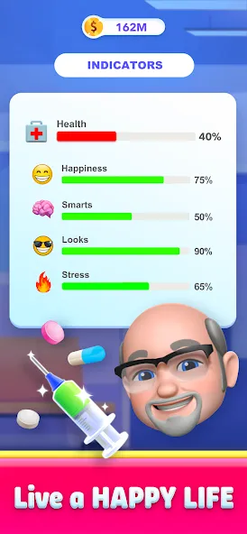 Story Life Simulator: Idle Sim (Стри Лайф Симулятор) [МОД: Бесконечные деньги, Монеты и Мега MOD] Screenshot 4