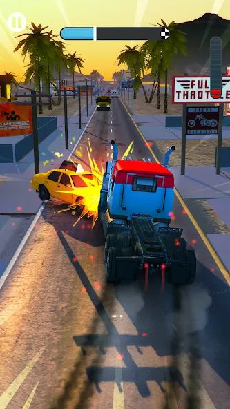 Rush Hour 3D: Car Game (Раш Час 3D) [МОД: Все открыто, Дополнительные деньги и Меню MOD] Screenshot 1