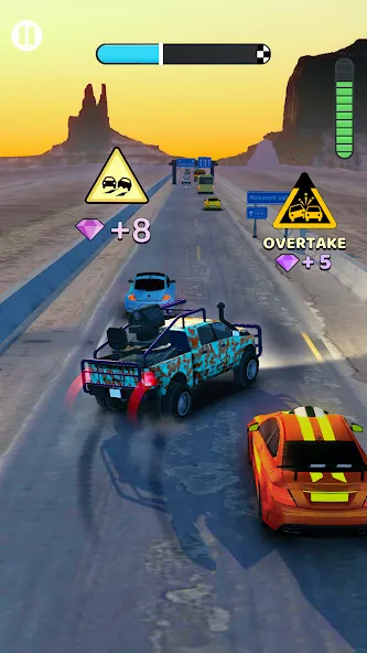 Rush Hour 3D: Car Game (Раш Час 3D) [МОД: Все открыто, Дополнительные деньги и Меню MOD] Screenshot 2