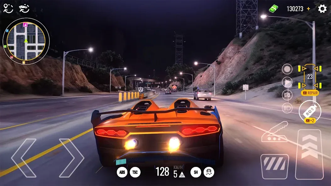 Driving Real Race City 3D (Драйвинг Реал Рейс Сити 3Д) [МОД: Бесконечные деньги, Монеты и Мега MOD] Screenshot 1