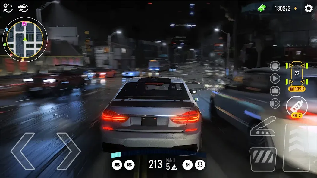 Driving Real Race City 3D (Драйвинг Реал Рейс Сити 3Д) [МОД: Бесконечные деньги, Монеты и Мега MOD] Screenshot 3