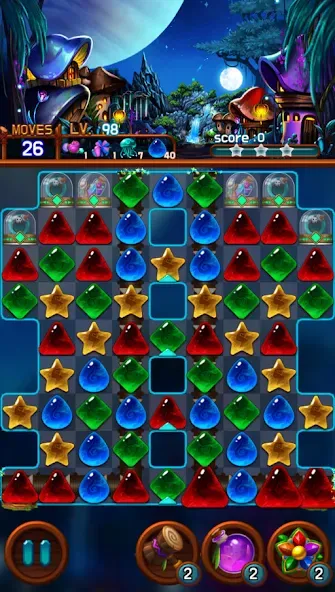 Jewel Galaxy (Джуэл Гэлакси) [МОД: Много монет, Открытые уровни и Мега MOD] Screenshot 5