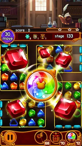 Jewel Magic Castle (Джуэл Мэджик Кэсл) [МОД: Бесконечные деньги, Монеты и Мега MOD] Screenshot 1