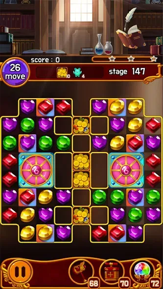 Jewel Magic Castle (Джуэл Мэджик Кэсл) [МОД: Бесконечные деньги, Монеты и Мега MOD] Screenshot 4