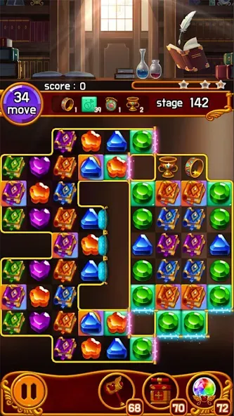 Jewel Magic Castle (Джуэл Мэджик Кэсл) [МОД: Бесконечные деньги, Монеты и Мега MOD] Screenshot 5