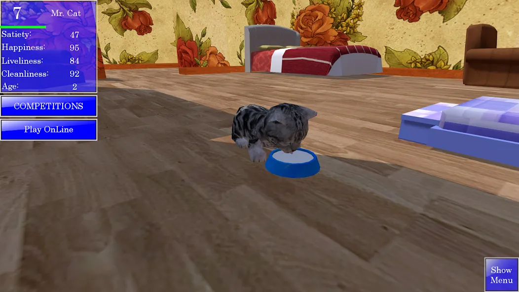 Cute Pocket Cat 3D (Сьют Покет Кэт 3Д) [МОД: Много монет, Открытые уровни и Мега MOD] Screenshot 4