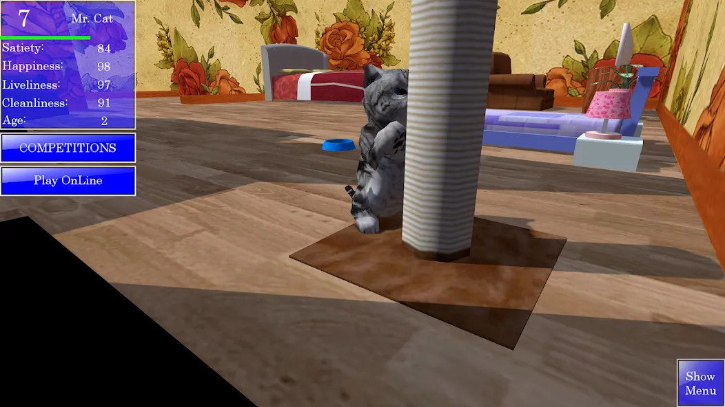 Cute Pocket Cat 3D (Сьют Покет Кэт 3Д) [МОД: Много монет, Открытые уровни и Мега MOD] Screenshot 5
