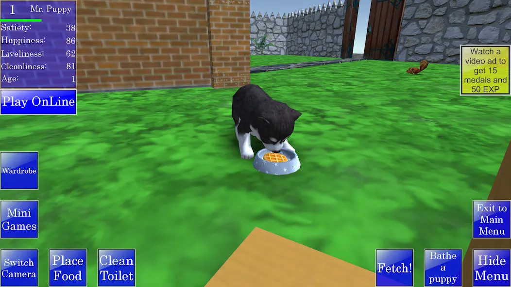 Cute Pocket Puppy 3D (Сьют Покет Паппи 3Д) [МОД: Много монет, Открытые уровни и Мега MOD] Screenshot 1