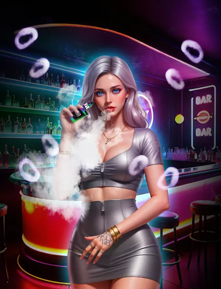 Virtual Vape Smoke Simulation (Виртуальное имитирование дыма от вэйпа) [МОД: Много денег, Монет и Все открыто] Screenshot 2