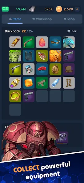 Lost Vault: AFK Retro RPG (Лост Волт) [МОД: Все открыто, Дополнительные деньги и Меню MOD] Screenshot 2