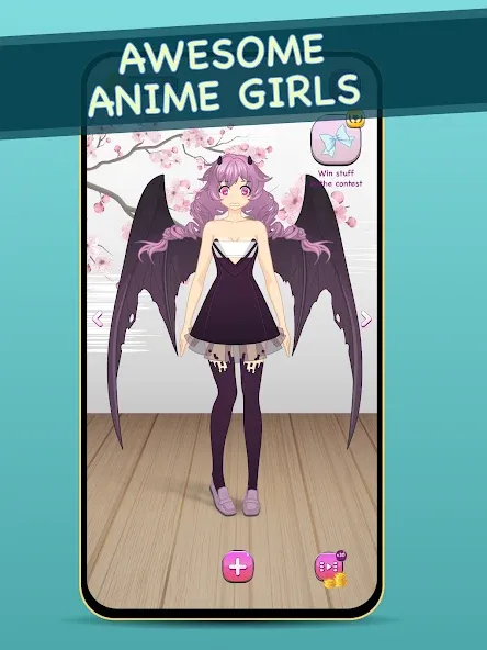 Anime Dress Up for Adults [МОД: Много монет, Открытые уровни и Мега MOD] Screenshot 1