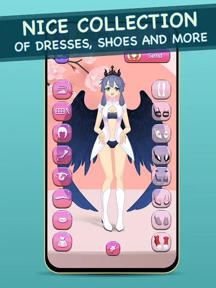 Anime Dress Up for Adults [МОД: Много монет, Открытые уровни и Мега MOD] Screenshot 3