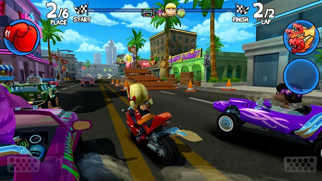 Beach Buggy Racing 2 (Бич Багги Рейсинг 2) [МОД: Деньги, Монеты и Меню MOD] Screenshot 2