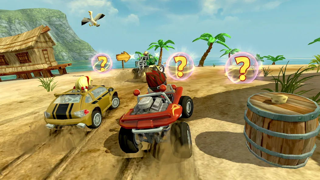 Beach Buggy Racing (Бич Багги Рейсинг) [МОД: Много монет, Открытые уровни и Мега MOD] Screenshot 3
