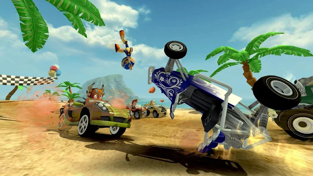 Beach Buggy Racing (Бич Багги Рейсинг) [МОД: Много монет, Открытые уровни и Мега MOD] Screenshot 4