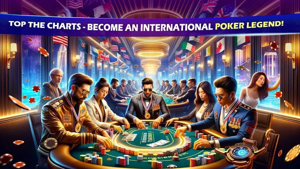 Velo Poker: Texas Holdem Game (Вело Покер) [МОД: Меню, Бесконечные монеты и Открытые уровни] Screenshot 2