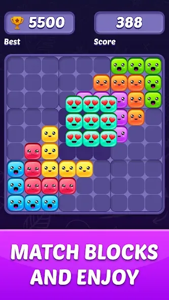 Block Puzzle Game (Блокголоволомка игра) [МОД: Бесконечные деньги, Монеты и Мега MOD] Screenshot 1