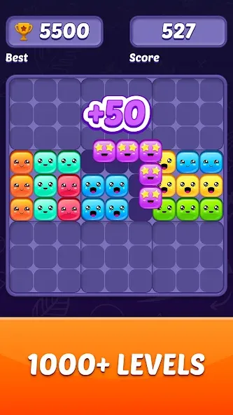 Block Puzzle Game (Блокголоволомка игра) [МОД: Бесконечные деньги, Монеты и Мега MOD] Screenshot 2
