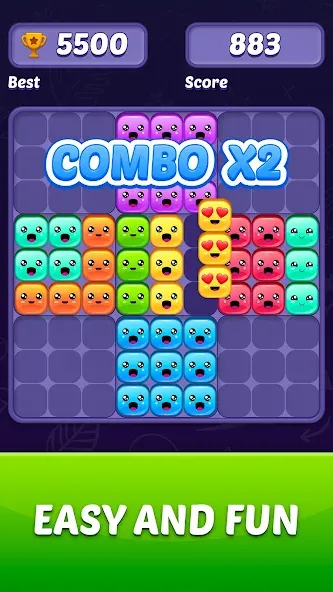 Block Puzzle Game (Блокголоволомка игра) [МОД: Бесконечные деньги, Монеты и Мега MOD] Screenshot 3