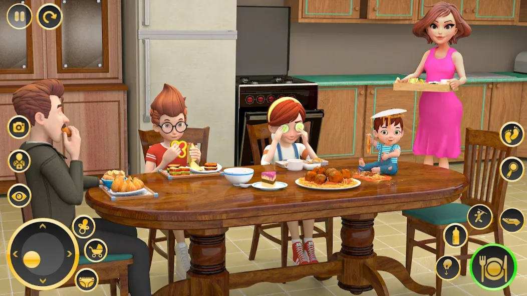 The Mother Sim Life Mom Games [МОД: Бесконечные деньги, Монеты и Мега MOD] Screenshot 3