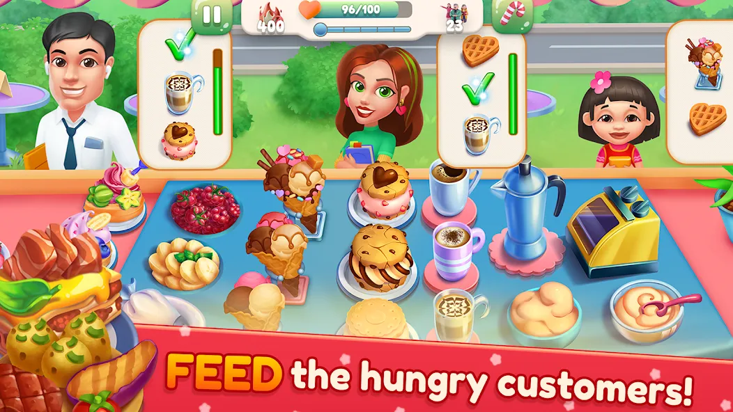 Cooking Artist: Kitchen Game (Кукинг Артист) [МОД: Много монет, Открытые уровни и Мега MOD] Screenshot 1