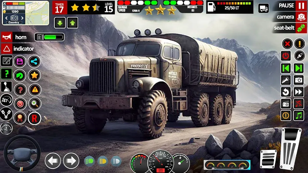 Army Truck Transport Game 2023 [МОД: Много монет, Открытые уровни и Мега MOD] Screenshot 3