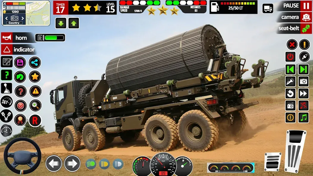 Army Truck Transport Game 2023 [МОД: Много монет, Открытые уровни и Мега MOD] Screenshot 4
