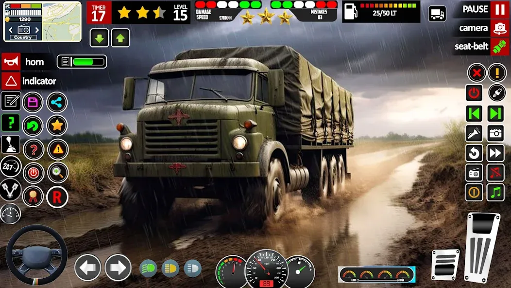 Army Truck Transport Game 2023 [МОД: Много монет, Открытые уровни и Мега MOD] Screenshot 5