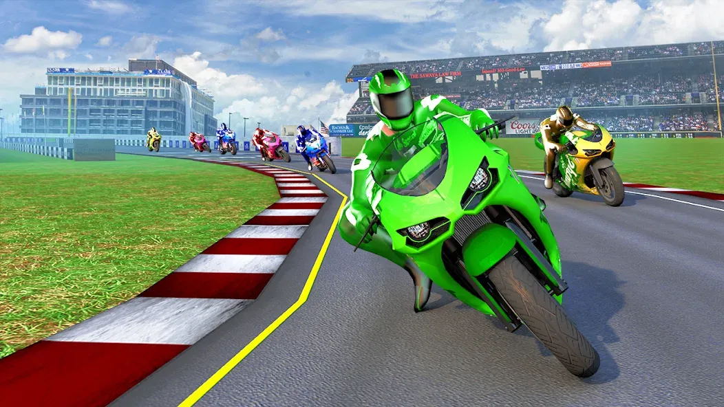 3D Bike Racing Games Offline [МОД: Много монет, Открытые уровни и Мега MOD] Screenshot 5