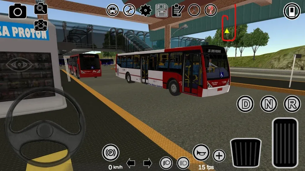 Proton Bus Simulator Urbano (Протон автобусный симулятор ) [МОД: Бесконечные деньги, Монеты и Мега MOD] Screenshot 1
