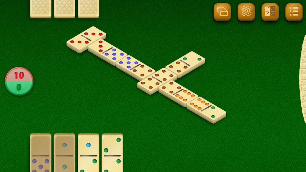 Dominoes (Домино) [МОД: Деньги, Монеты и Меню MOD] Screenshot 1