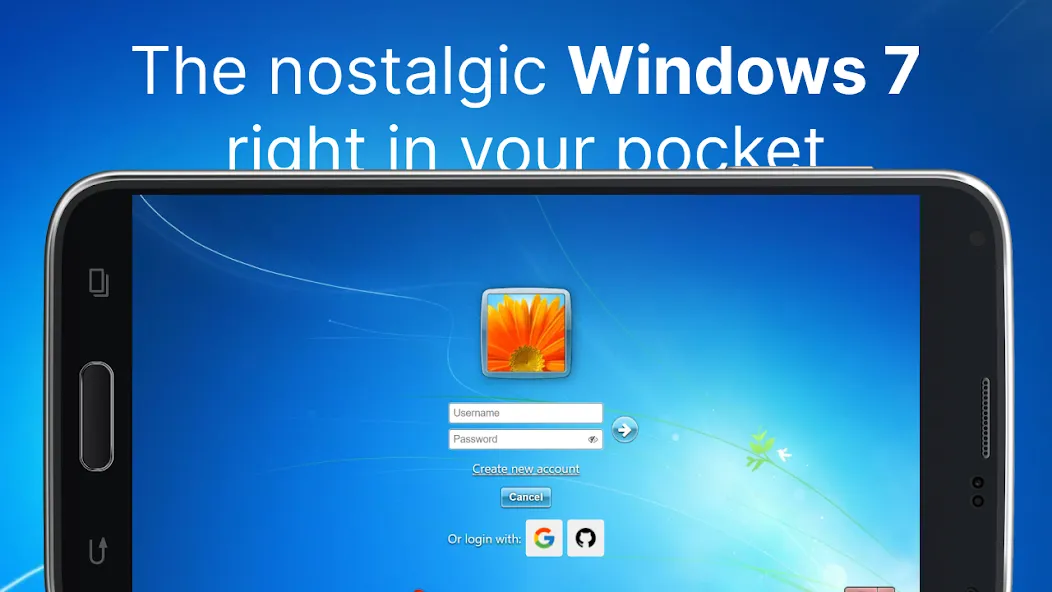 Win7 Simu (Вин7 Симу) [МОД: Бесконечные деньги, Монеты и Мега MOD] Screenshot 1