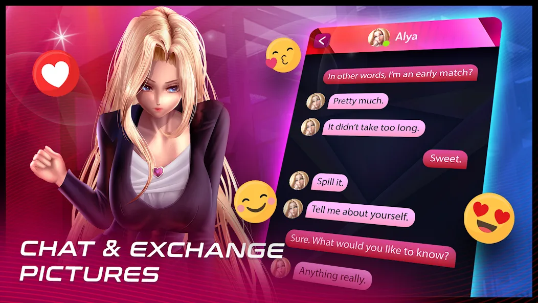 LoveNest - Anime Character Sim (ЛавНест) [МОД: Меню, Бесконечные монеты и Открытые уровни] Screenshot 3